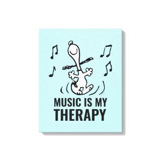 Peanuts | Snoopy Dancing Canvas Print