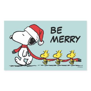 Peanuts | Snoopy & Friends Winter Scarf Rectangular Sticker