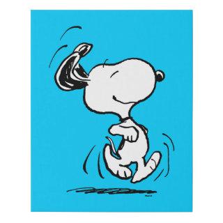 Peanuts | Snoopy Happy Dance Faux Canvas Print