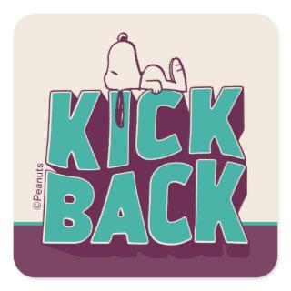 Peanuts | Snoopy Kickback Square Sticker