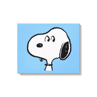Peanuts | Snoopy Looks Canvas Print