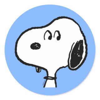 Peanuts | Snoopy Looks Classic Round Sticker