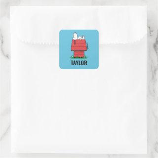 Peanuts | Snoopy Napping Square Sticker