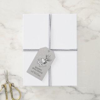 Peanuts | Snoopy Reindeer Gift Tags