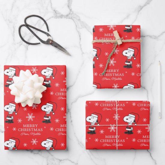 Peanuts | Snoopy Santa Claus  Sheets