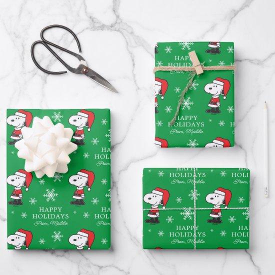 Peanuts | Snoopy Santa Claus  Sheets