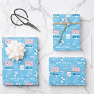 Peanuts | Snoopy Snow Day Pattern  Sheets