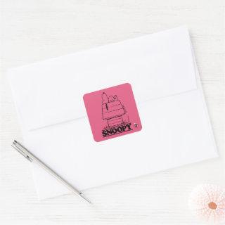 Peanuts | Snoopy The Secret To Life Square Sticker