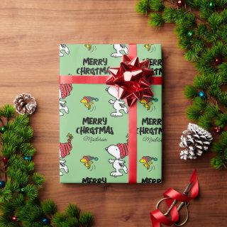 Peanuts | Snoopy Winter Beanie Cap | Add Your Name