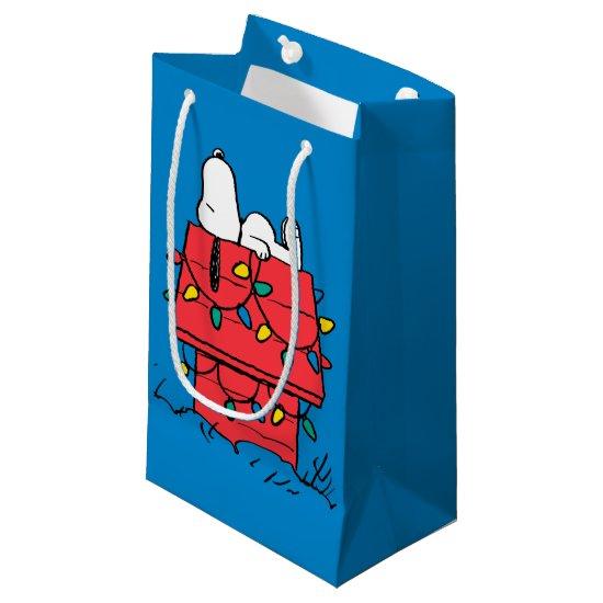 Peanuts | Snoopy's Dog House With Lights Small Gift Bag