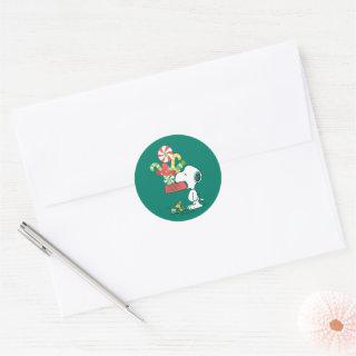 Peanuts | The More The Merrier Classic Round Sticker