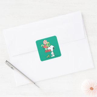 Peanuts | The More The Merrier Square Sticker
