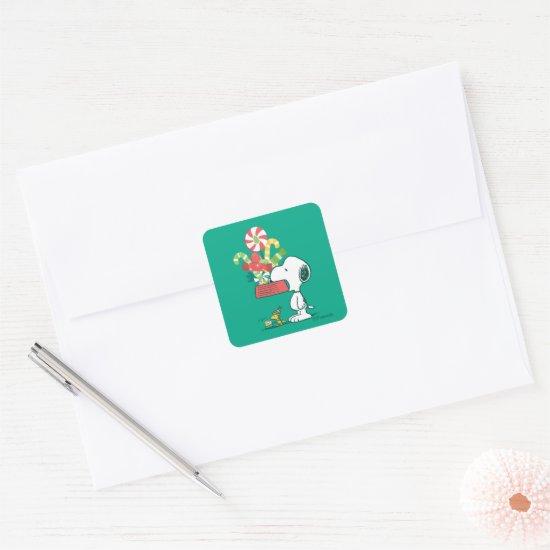 Peanuts | The More The Merrier Square Sticker