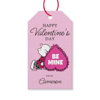 Peanuts | Valentine's Day | Charlie Brown Heart Gift Tags