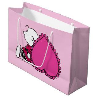 Peanuts | Valentine's Day | Charlie Brown Heart Large Gift Bag