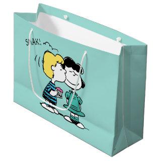 Peanuts | Valentine's Day | Lucy & Schroeder Kiss Large Gift Bag