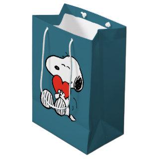 Peanuts | Valentine's Day | Snoopy Heart Hug Medium Gift Bag