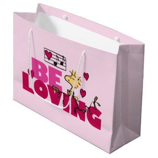 Peanuts | Valentine's Day | Woodstock Be Loving Large Gift Bag