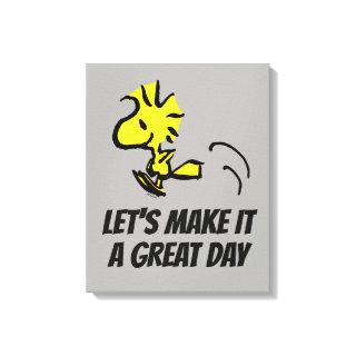 Peanuts | Woodstock Jumping Canvas Print