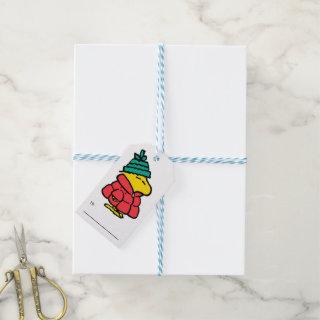 Peanuts | Woodstock Puffy Winter Jacket Gift Tags