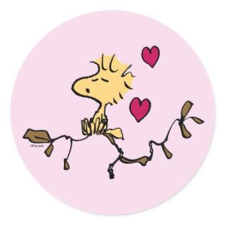 Peanuts | Woodstock Whistle Classic Round Sticker