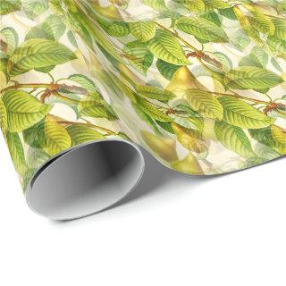 Pear Tree Branches & Pears Pattern