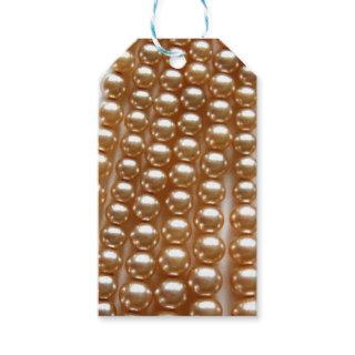 Pearls - vintage jewelry gift tags