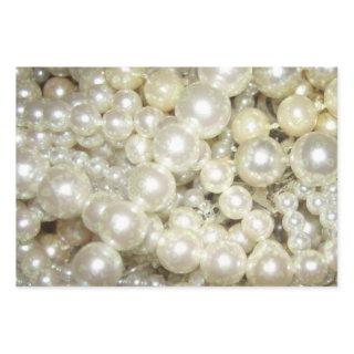 Pearls With Gold Design  Sheets