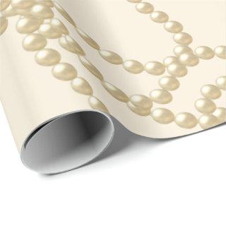 Pearly Pearls Ivory Creamy Bridal Wedding Birthday