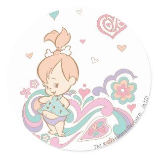 PEBBBLES™ Love Swirls Classic Round Sticker