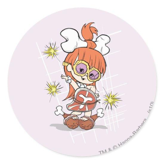 PEBBLES™ Goes Gaga Classic Round Sticker