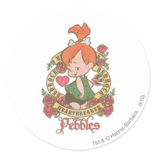 PEBBLES™ Heartbreaker Classic Round Sticker