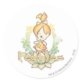 PEBBLES™ in Lotus Flower Classic Round Sticker