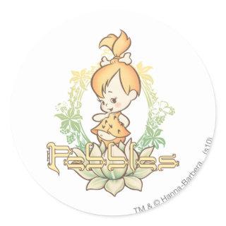 PEBBLES™ in Lotus Flower Classic Round Sticker