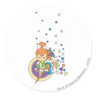 PEBBLES™ In The Stars � Classic Round Sticker