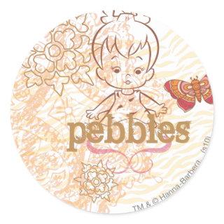 PEBBLES™ Sandy Design Classic Round Sticker