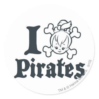 PEBBLES™ The Pirate Classic Round Sticker