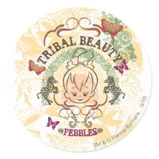 PEBBLES™ Tribal Beauty Classic Round Sticker