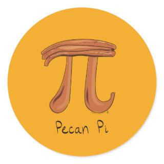 Pecan Pi Cute Math Pi Day Stickers