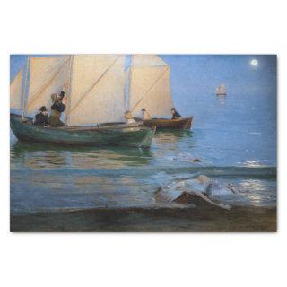 Peder Severin Kroyer - Fishing Boats Tissue Paper