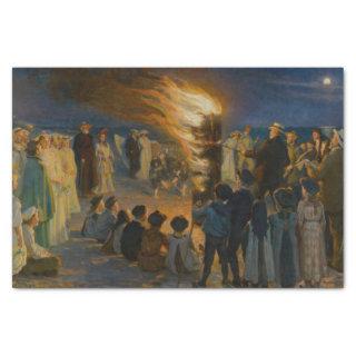 Peder Severin Kroyer - Midsummer's Eve Bonfire Tissue Paper