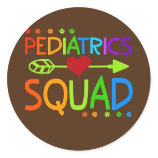 Pediatrics Squad Peds Registered Nurse School Classic Round Sticker