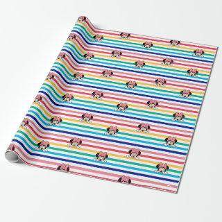 Peekaboo Rainbow Minnie Mouse Pattern