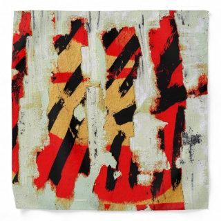 Peeling Painted Paper Art - Cool - Unique Bandana