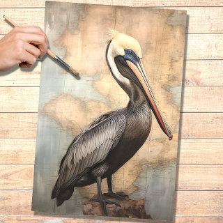 Pelican 1 Decoupage Paper