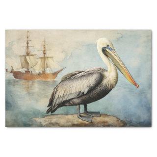 Pelican 4 Decoupage Paper