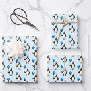 Penguin Balloon Partyhat  Sheets
