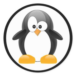 Penguin Classic Round Sticker