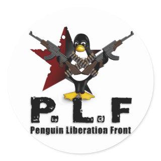 Penguin Liberation Front Classic Round Sticker