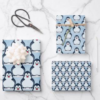 Penguins Snowy Design  Set